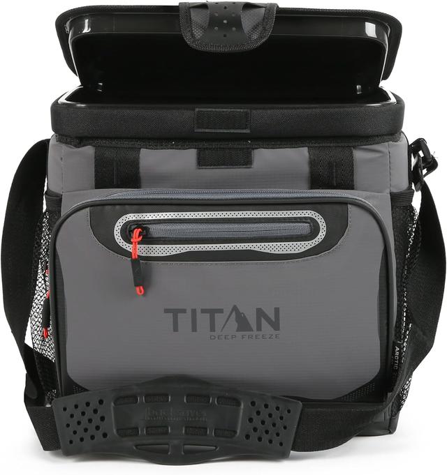Product image of Arctic Zone Titan Deep Freeze Cooler - Zipperless Hardbody Cooler - Small & Large Capacity- Beach & Camping Cooler - Deep Freeze Insulation, HardBody Liner, and SmartShelf