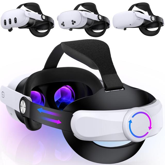 Product image of Kawaye Head Strap Compatible with Meta Quest 3S/Quest 3/Quest 2, VR Headset Straps【Added Cotton BackPad for More Comfort】, Elite Strap Replacement Enhanced Support&Comfort for VR Consoles