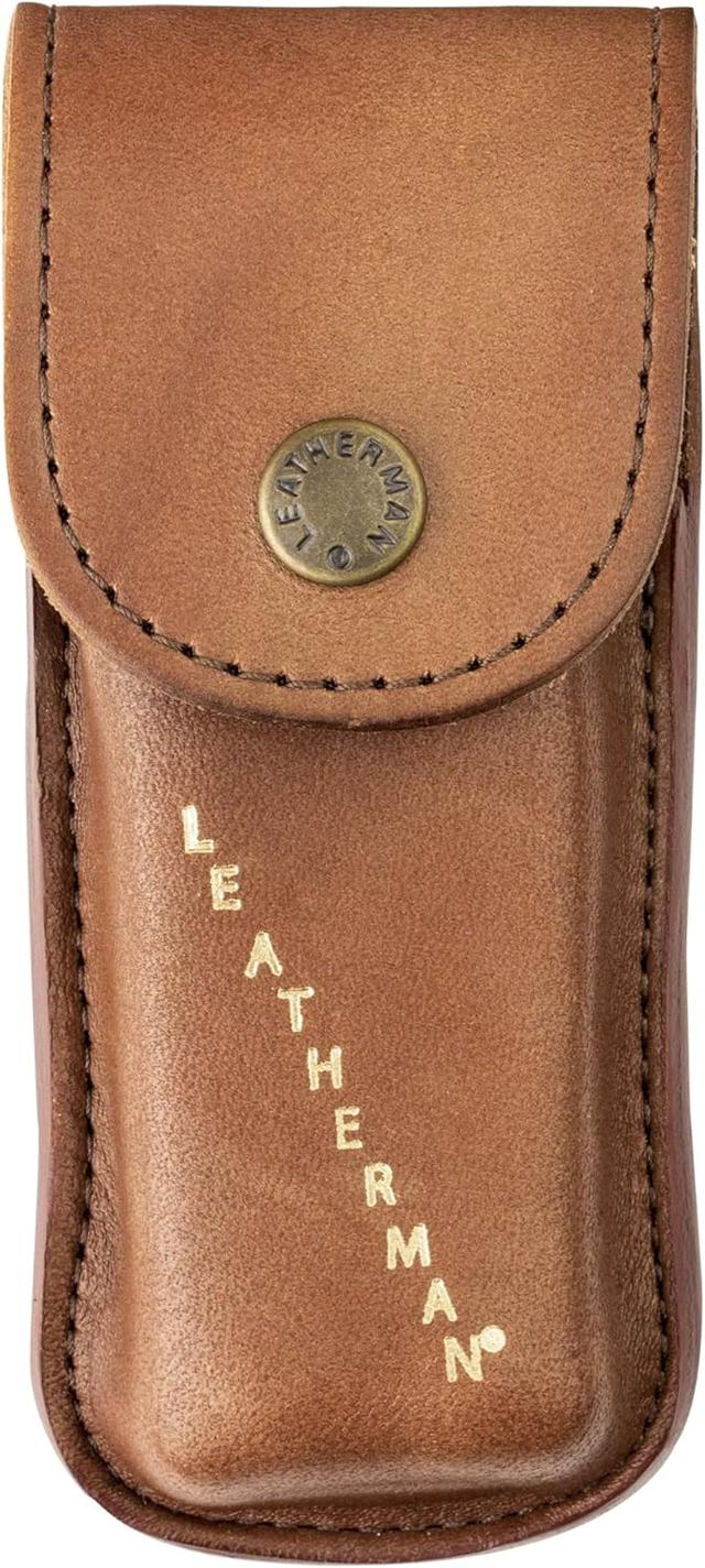 Product image of LEATHERMAN, Heritage Leather Snap Sheath for Multi-Tools, Brown, Medium