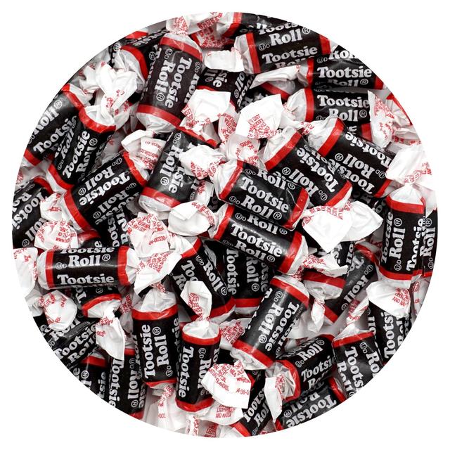 Product image of Tootsie Roll Midgees, 1lb Bulk Bag (Approx. 70 Pieces), Mini Chewy Candy, Individually Wrapped Bulk Candy, Chocolate Candy, The Hampton Popcorn & Candy Company