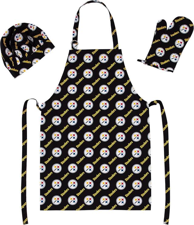 Product image of NORTHWEST NFL unisex-adult 3-piece Apron, Oven Mitt and Chef Hat Set