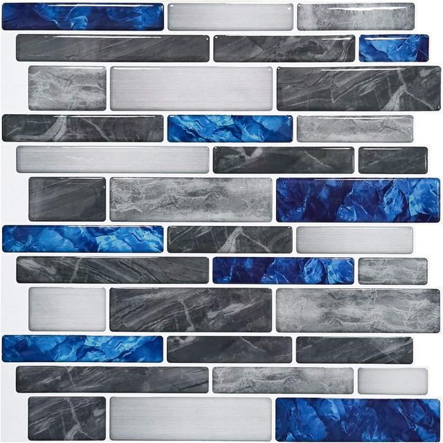 Product image of Art3d 10-Sheet Premium Self-Adhesive Kitchen Backsplash Tiles in Marble,30 * 30cm