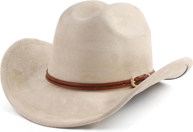Product image of Cowboy Hat for Women and Men Wide Brim Western Cowgirl Hat