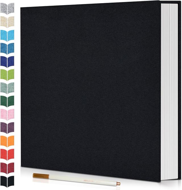 Product image of Photo Album Self Adhesive Scrapbook,Large Photo Book for 4x6,5x7,8x10 Pictures,DIY Album for Baby Wedding Family Travel Birthday,with Metallic Pen and Scraper