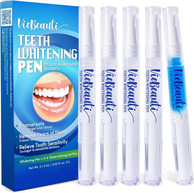 Product image of Teeth Whitening Pen Gel Kit: 35% Carbamide Peroxide Gel for Stain Removal - No Sensitivity with Remineralizing Pen for a Brighter Whiter Smile Mint