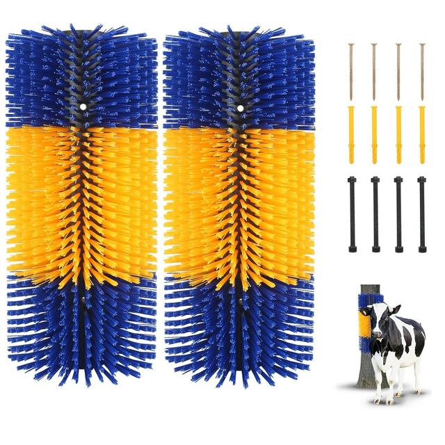 Product image of 2PCS Livestock Scratching Brush, Cow, Horse, Goat, Livestock Brushes For Scratching, Horse Brush, Cow Brush, Goat Scratching Post, Animal Back Scratching