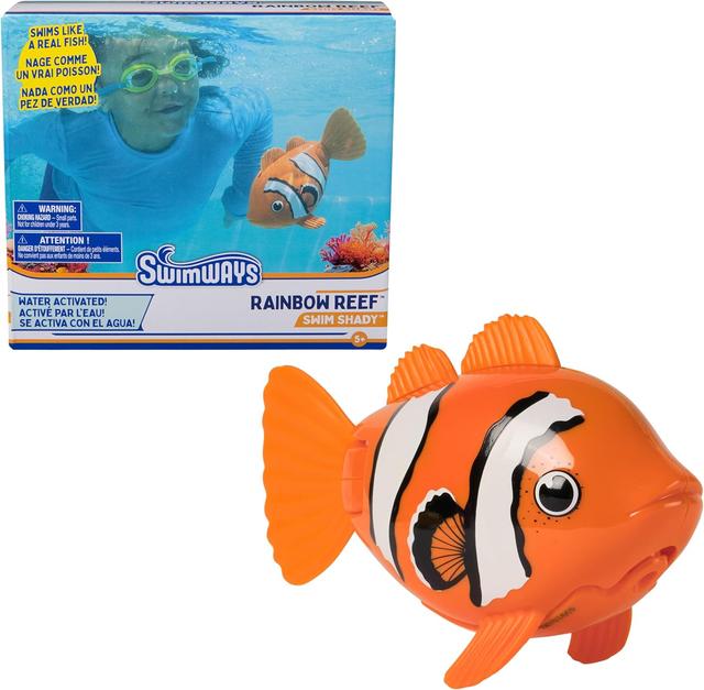 Product image of SwimWays Rainbow Reef Fish Toy, Kids Swimming Accessories & Water Toys, Learn to Swim Pool Toys for Kids Ages 5 & Up, Batteries Included, Swim Shady