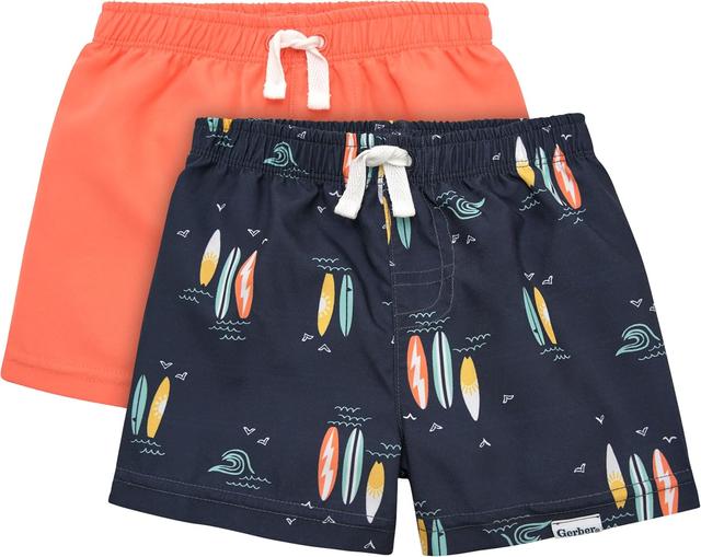 Product image of Gerber Baby Boys' Toddler 2-Pack Swim Trunks