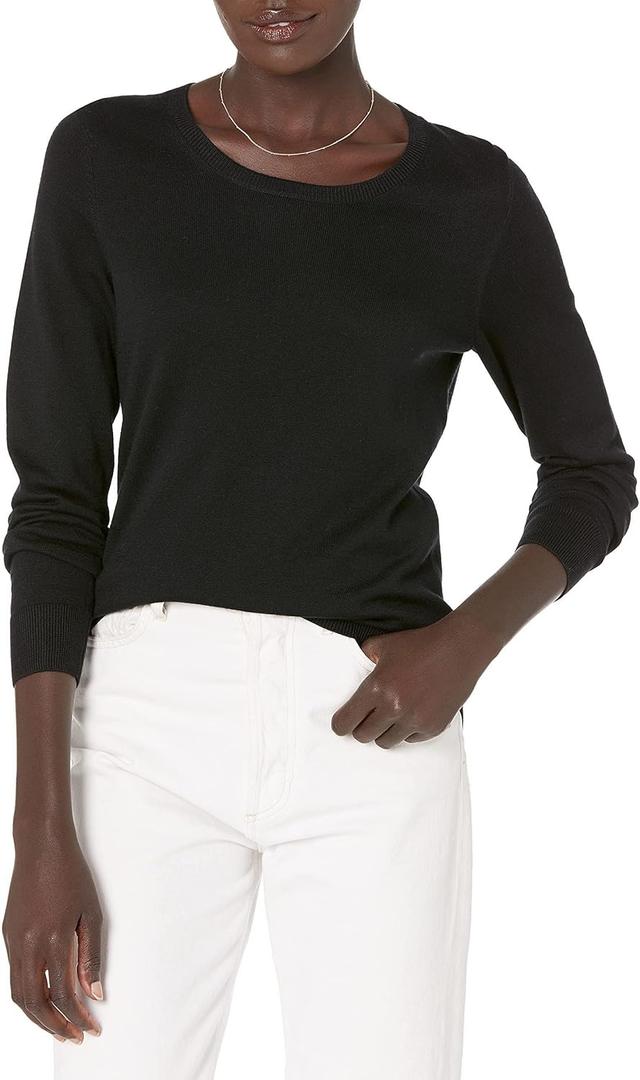 Product image of Amazon Essentials Women's Long-Sleeve Lightweight Crewneck Sweater (Available in Plus Size)