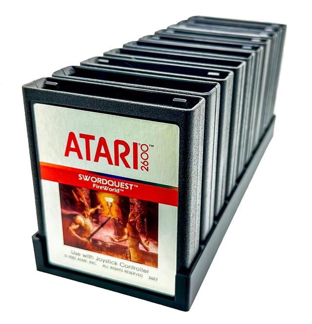 Product image of Game Cartridge Holder for Atari 2600 and 7800 - Holds Up To 10 Games