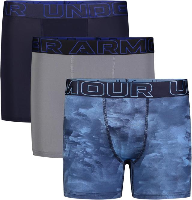 Product image of Under Armour Boys' Big Performance Boxer Briefs, Lightweight & Smooth Stretch Fit