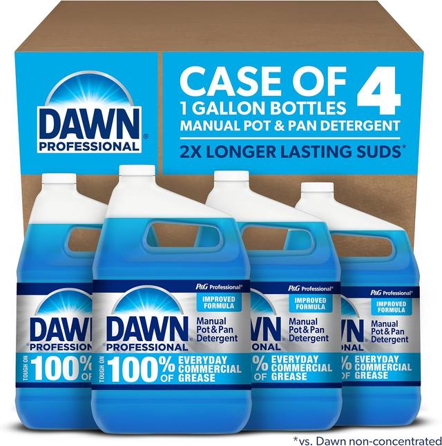 Product image of Dawn Professional Pot and Pan Detergent, Regular Scent, 3.8l (Case of 4)