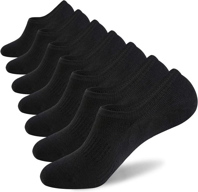 Product image of WANDER No Show Socks Mens 7/8 Pair Cotton Thin Non Slip Low Cut Men Invisible Sock 6-8/9-11/12-14