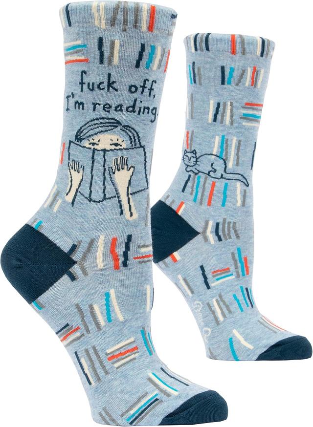 Product image of Blue Q Women's Novelty Crew Socks - (Womens Size 5-10)