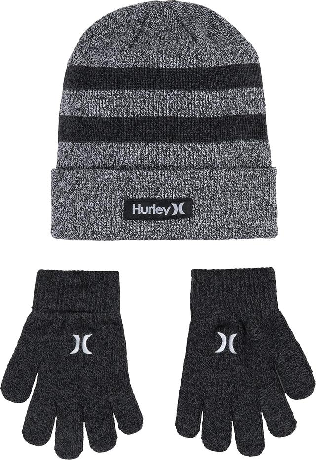 Product image of Hurley Unisex Kids Beanie and Glove Set