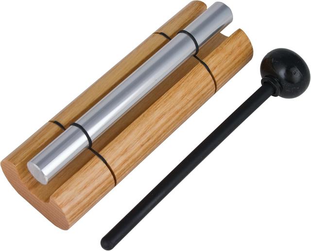 Product image of Woodstock Wind Chimes Zenergy Solo Hand Chime, Silver (7") Musically Tuned for Meditation, Yoga and Mindfulness, Bell Percussion Instrument For Teachers and Classrooms