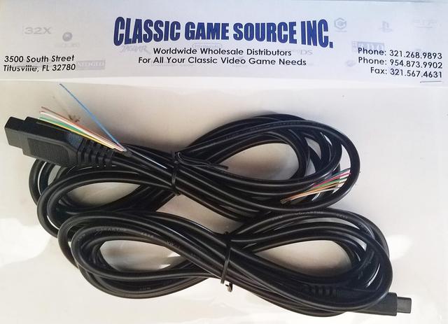 Product image of Two 8FT 9 Pin Replacement Cable Cord Wires to Repair Atari 7800 Controller Joystick