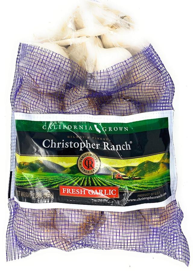 Product image of 2 Pound Fresh Garlic USA California Heirloom Gilroy Finest, Pack of 1