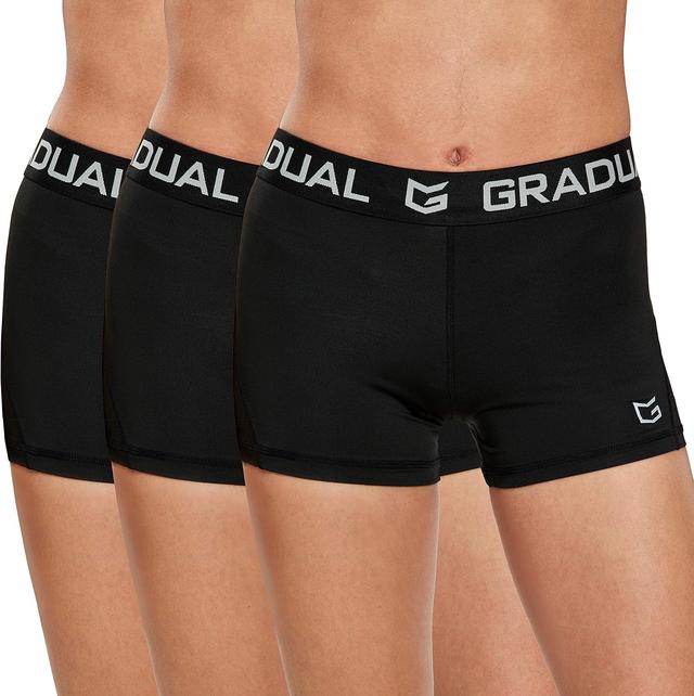 Product image of G Gradual Women's Spandex Compression Volleyball Shorts 3" /7" Workout Pro Shorts for Women
