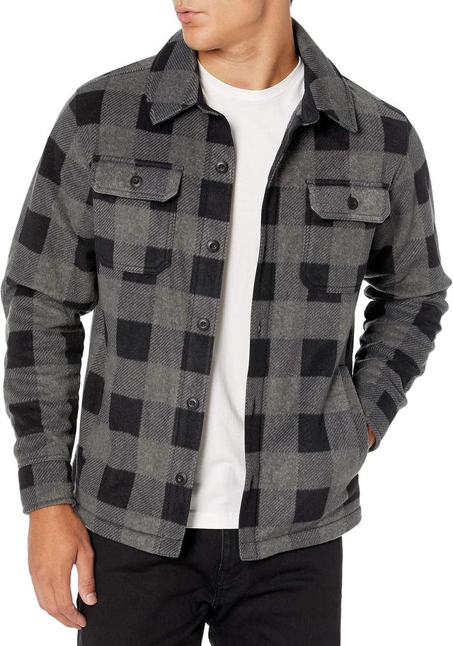 Product image of Amazon Essentials Men's Long-Sleeve Polar Fleece Shirt Jacket