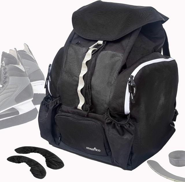 Product image of Athletico Hockey Backpack - Large Backpack to Carry Hockey Equipment Including Skates